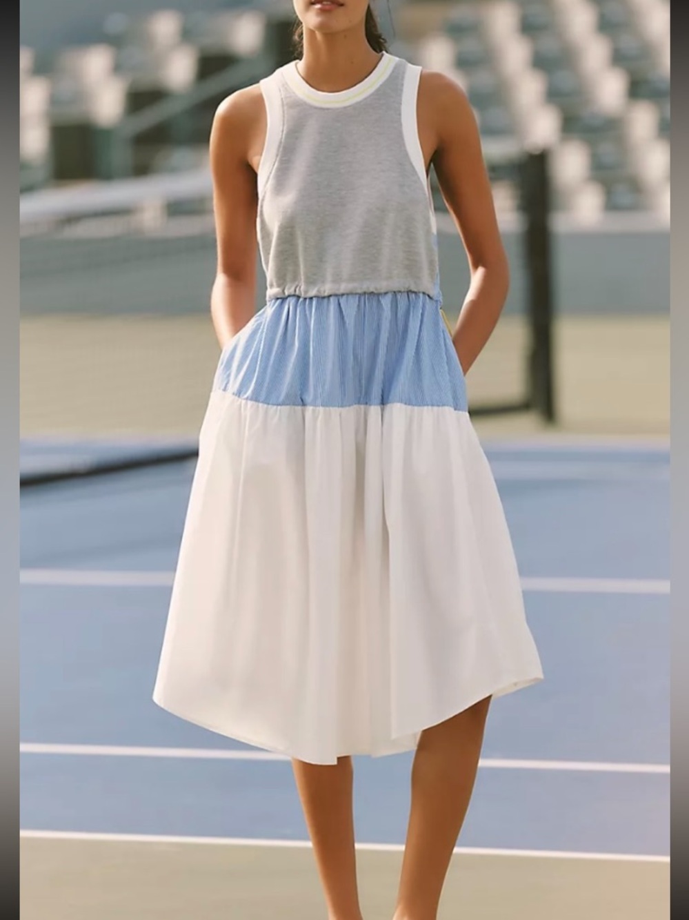 Anthropologie Daily Practice Punchline Midi Dress